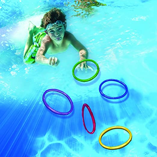 Swimming Pool Toys - Dive Rings for Kids - Children Swimming Toys