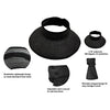 Wide Brim Roll-Up Straw Hat