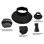 Wide Brim Roll-Up Straw Hat