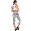 Hanna Dalmatian Print Mesh Panel Capri