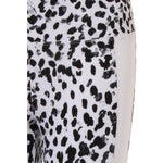 Hanna Dalmatian Print Mesh Panel Capri