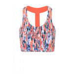 Vikki Coral Splash Print Crop with T-Back