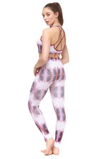 Water Color Tie Die Bralette & Legging Set