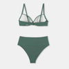 Fern Green Push Up Bikini Set (Pack of 3)