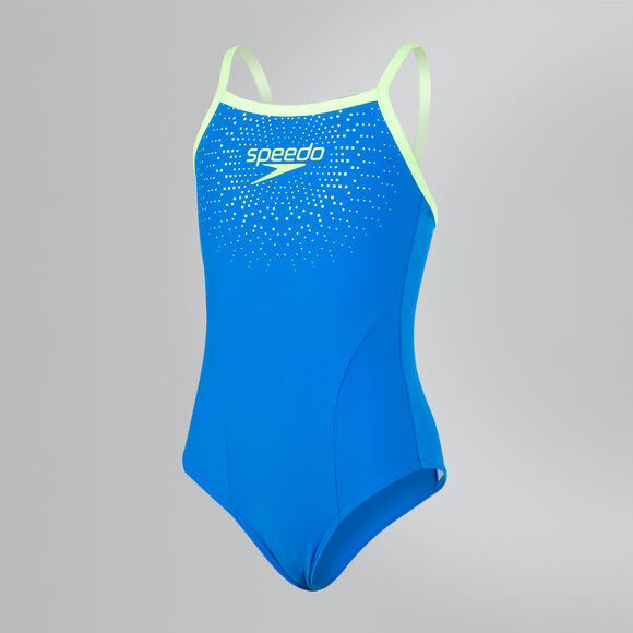 Speedo Gala Logo Thinstrap Muscleback Swimsuit