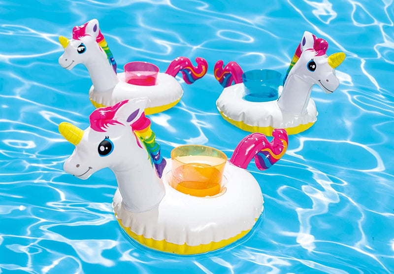 Unicorn Inflatable Drink Holders (Pack of 3)