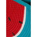 Watermelon Straw Clutch Bag