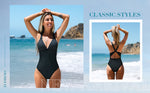 Criss Cross Cutout Back Swimsuit