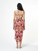 Hibiscus Print Tassel Sarong