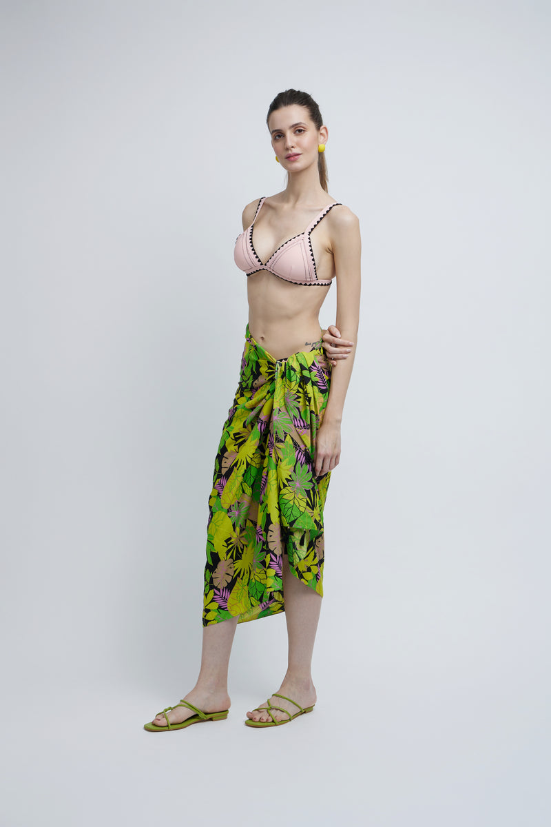 Aloha Tropical Tassel Sarong