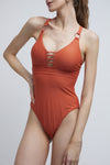 O-Ring Hollow Out Swimsuit