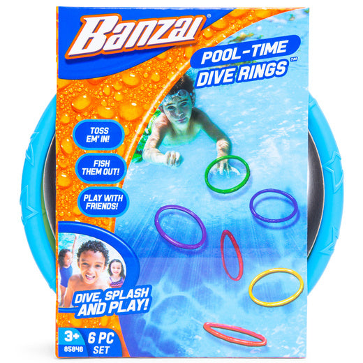 Swimming Pool Toys - Dive Rings for Kids - Children Swimming Toys