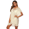 Knitted Crochet Detail Kaftan