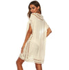 Knitted Crochet Detail Kaftan