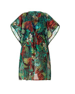 Tropical V-Neck Kaftan