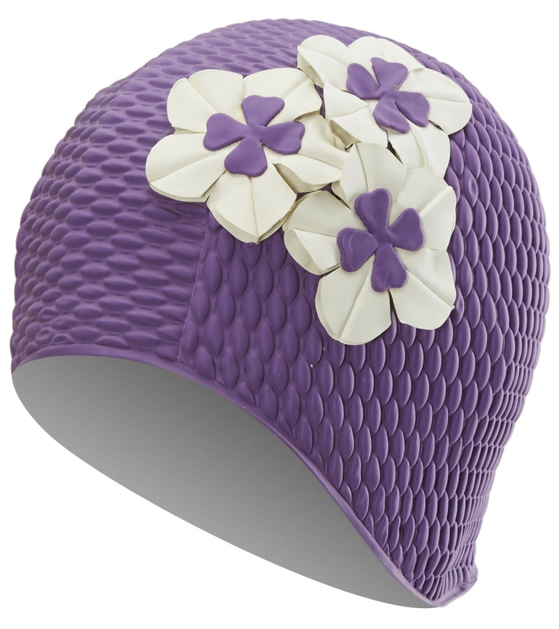 Floral Bubble Swim Cap