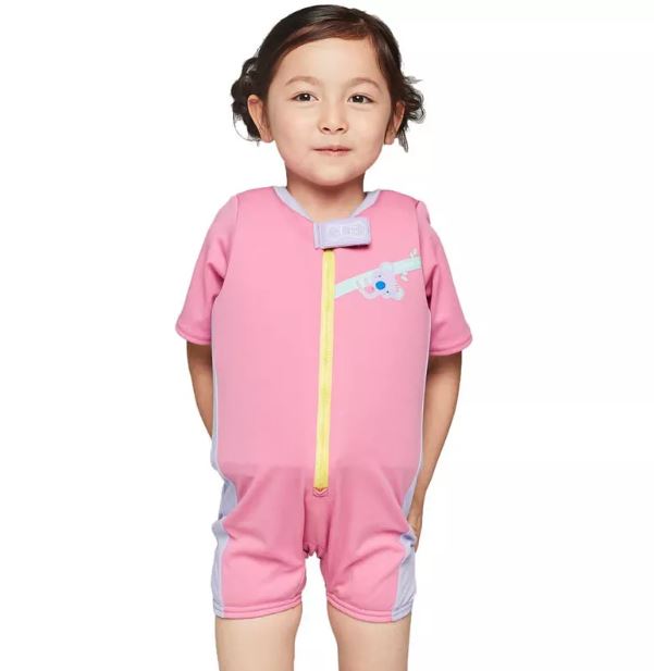The beach company online - pink float swim suit - pink safety float swim suit - pink koala swimsuit - speed Koala float swimsuit - speedo pink float swim suit 