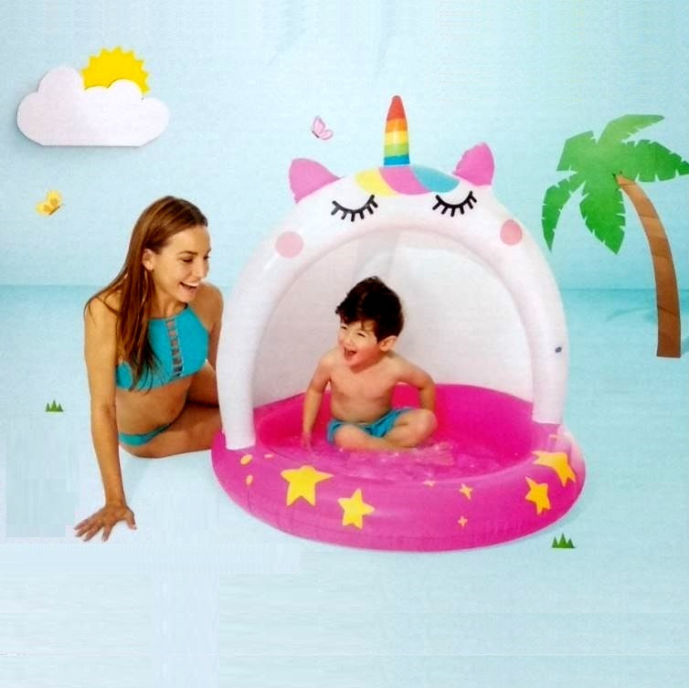 The Beach Company - Buy inflatable baby pool online - Unicorn baby pool - Fancy swimming pool for children - kids learn to swim baby pool can use indoors also