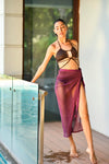 Crochet Mesh Wrap Skirt