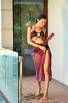 Crochet Mesh Wrap Skirt