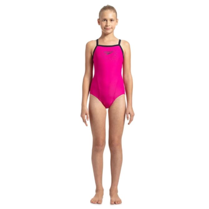 Speedo Gala Logo Thin Strap Muscle Back