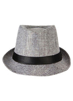 Classic Fedora Hat - Grey