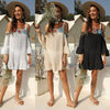 Crochet Ruffle Beach Holiday Cover Up