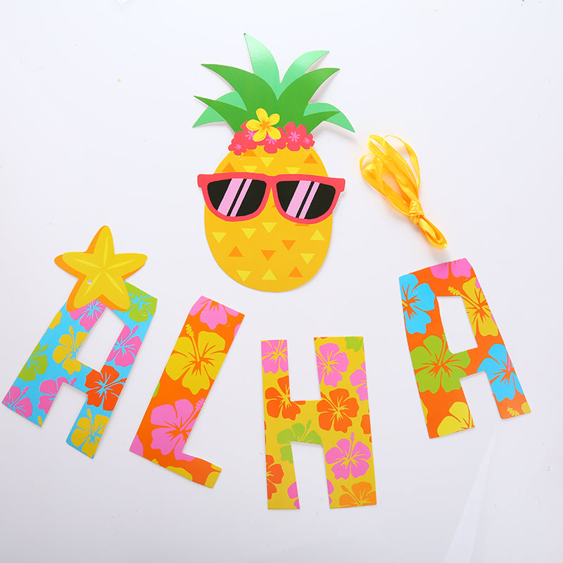 ALOHA Pineapple Garland