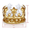 Golden Inflatable Crown Pool Float
