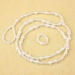 Pearl Barefoot Anklet Set
