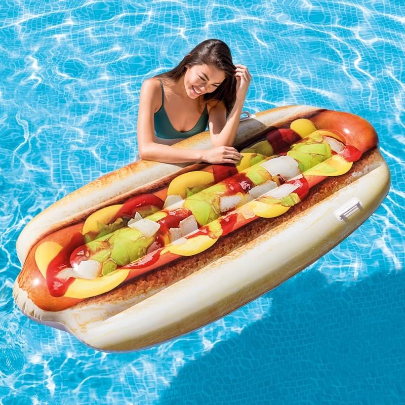 The Beach Company - Hot Dog 3D print Inflatable Pool float - Pool Party Floats, Summer Holiday Floats, Shop inflatable pool floats - buy Pool floats for Children and Adults online in India