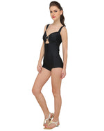 Lady in Black Swimsuit