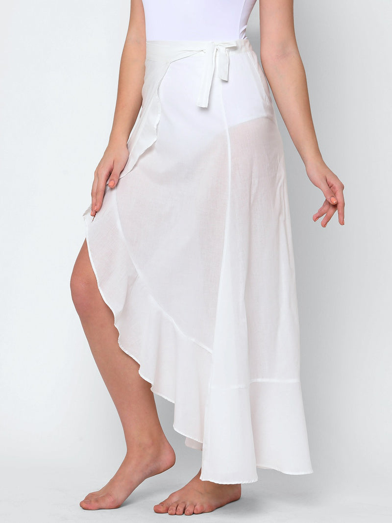 Neill Island Wrap Ruffle Skirt