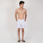 The Beach Company - Buy mens swim shorts online - online swimsuit shop - white swimming shorts for guys