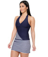 Ready to Sail Skirted Tankini Set