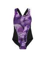 Sporty Panel Swimsuit