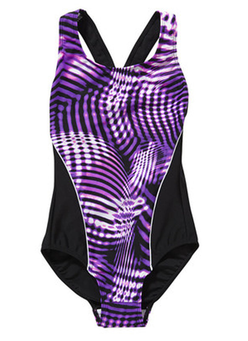 Panel swimsuit sale