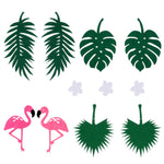 Flamingo Coconut Leaves Garland