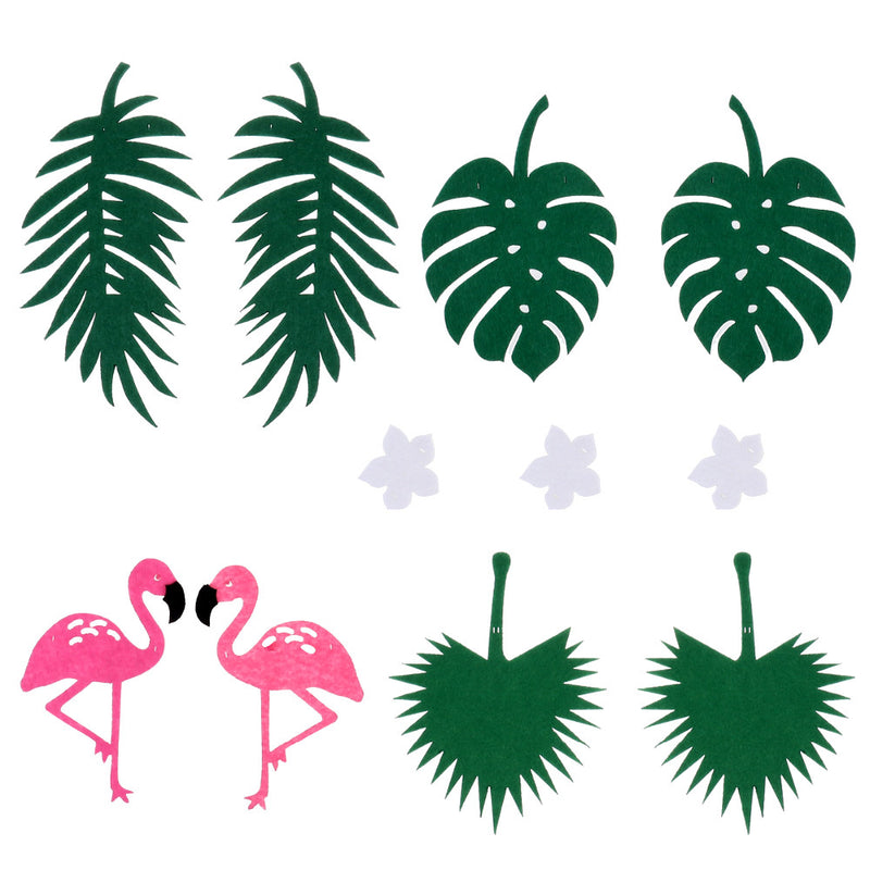 Flamingo Coconut Leaves Garland