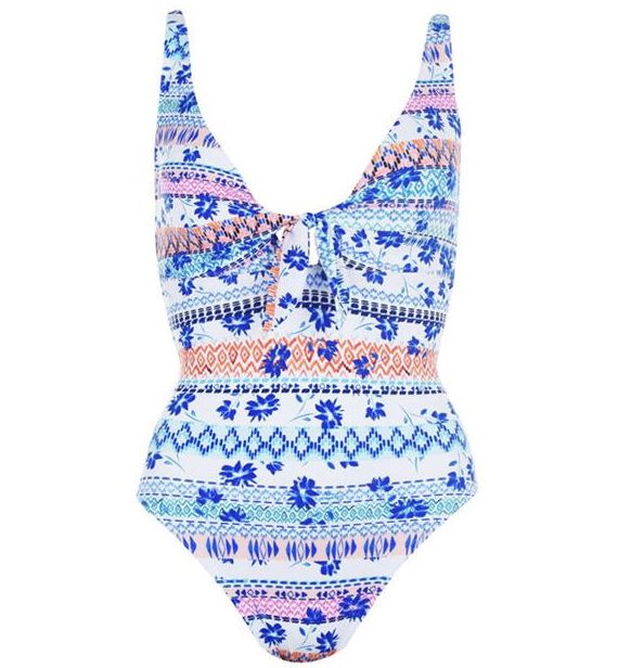 Boho Floral Shaping Swimsuit