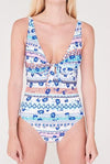 Boho Floral Shaping Swimsuit
