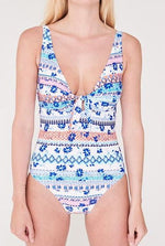 Boho Floral Shaping Swimsuit