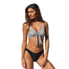 Knotted Tank Low Waist Bikini Set