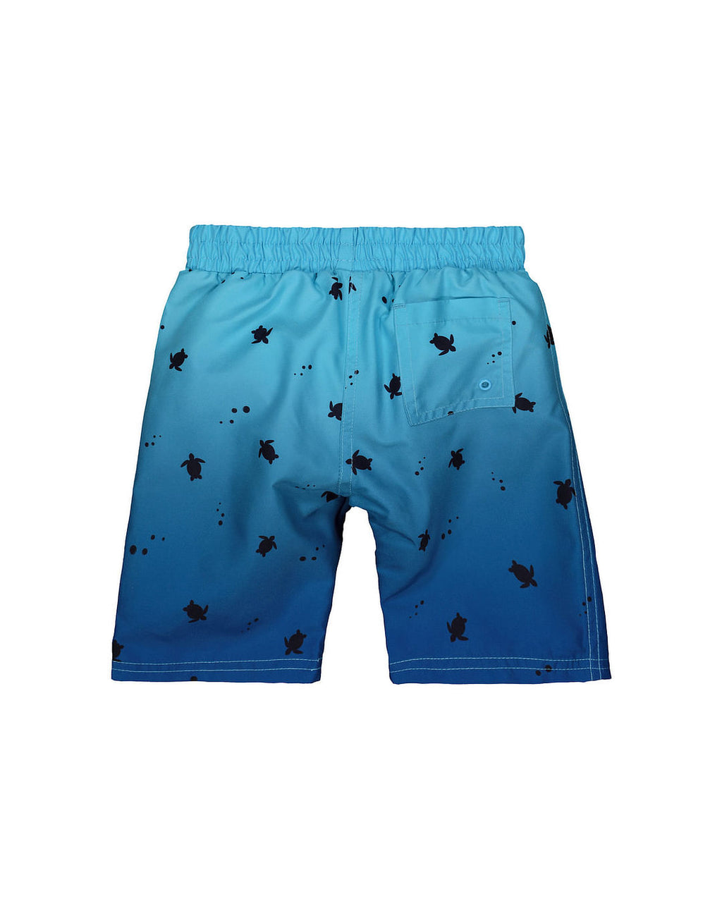 The Beach Company India - Buy printed kids swimwear online at low prices - Blue Ombre Turtle Board Shorts - swim short for boys - young boys swimming shorts