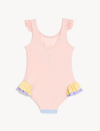 The Beach Company India - shop for girls swimwear online - Dolphin Frill Swimsuit - fancy girls swimsuits - kids swimming costume