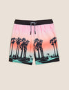 Palm Print Mini Me Swim Shorts
