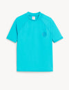 Bright Aqua Short Sleeve Rash T-Shirt