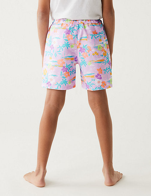 The Beach Company India - Buy boys swimming shorts online - Tropical print swim shorts for young boys - buy boys swimwear online in India