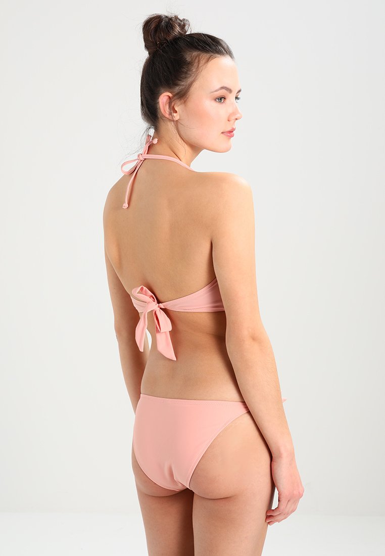 Floral Emb Bandeau Bikini Set