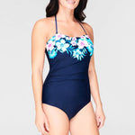 The Beach company Inida- Swimsuit online - Printed swimsuit - one piece swimwear - Halter strap swimsuit - Tummy control swimsuit - Miracle suit - beach ready swimsuit 